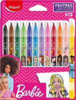 maped Barbie Filzstifte farbsortiert, 12 St.