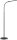 MAUL MAULpirro LED Stehlampe schwarz 6 W