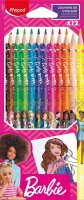 maped Barbie Buntstifte farbsortiert, 12 St.