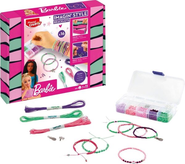 maped Schmuck-Basteln-Set Barbie mehrfarbig