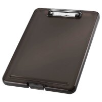 helit Klemmbrett the clip H2532009 DIN A4 grau transluzent Kunststoff, 1 St.