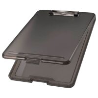 helit Klemmbrett the clip H2532009 DIN A4 grau transluzent Kunststoff, 1 St.