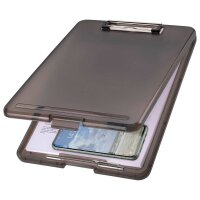 helit Klemmbrett the clip H2532009 DIN A4 grau transluzent Kunststoff, 1 St.