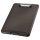 helit Klemmbrett the clip H2532009 DIN A4 grau transluzent Kunststoff, 1 St.