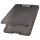 helit Klemmbrett the clip H2532009 DIN A4 grau transluzent Kunststoff, 1 St.