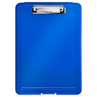 helit Klemmbrett the clip H2532030 DIN A4 blau transluzent Kunststoff, 1 St.