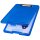 helit Klemmbrett the clip H2532030 DIN A4 blau transluzent Kunststoff, 1 St.