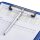 helit Klemmbrett the clip H2532030 DIN A4 blau transluzent Kunststoff, 1 St.