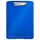 helit Klemmbrett the clip H2532030 DIN A4 blau transluzent Kunststoff, 1 St.