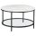 VASAGLE Beistelltisch rund Spanplatte marmor, weiß 80,0 x 80,0 x 46,0 cm, 1 St.