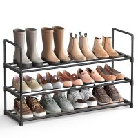 SONGMICS Schuhregal schwarz 92,0 x 30,0 x 55,0 cm, 1 St.