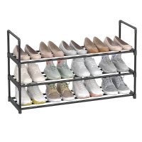 SONGMICS Schuhregal schwarz 92,0 x 30,0 x 55,0 cm, 1 St.