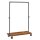 VASAGLE Rollgarderobe braun Metall 2 Haken 104,5 x 162,0 cm, 1 St.
