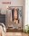 VASAGLE Rollgarderobe braun Metall 2 Haken 104,5 x 162,0 cm, 1 St.