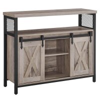 VASAGLE Sideboard, LSC092B02 grau 100,0 x 33,0 x 80,0 cm,...