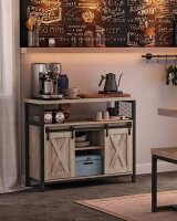 VASAGLE Sideboard, LSC092B02 grau 100,0 x 33,0 x 80,0 cm,...