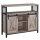 VASAGLE Sideboard, LSC092B02 grau 100,0 x 33,0 x 80,0 cm, 1 St.