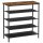VASAGLE Schuhregal braun, schwarz 75,0 x 30,0 x 91,0 cm, 1 St.