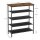 VASAGLE Schuhregal braun, schwarz 75,0 x 30,0 x 91,0 cm, 1 St.