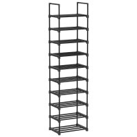 SONGMICS Schuhregal schwarz 45,0 x 30,0 x 174,0 cm, 1 St.