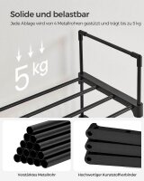 SONGMICS Schuhregal schwarz 45,0 x 30,0 x 174,0 cm, 1 St.