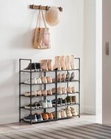 SONGMICS Schuhregal schwarz 45,0 x 28,0 x 173,0 cm, 1 St.
