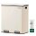 SONGMICS Mülltrenner 2x 30,0 l cremeweiß, 1 St.