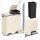 SONGMICS Mülltrenner 2x 30,0 l cremeweiß, 1 St.