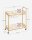 VASAGLE Servierwagen gold 86,0 x 38,0 x 90,0 cm