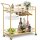VASAGLE Servierwagen gold 86,0 x 38,0 x 90,0 cm
