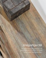 VASAGLE Bücherregal eiche, schwarz 158,0 x 24,0 x 166,0 cm, 1 St.