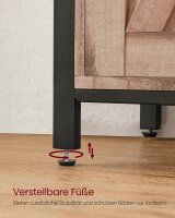 VASAGLE Sideboard, LSC092B50 natur 100,0 x 33,0 x 80,0 cm, 1 St.
