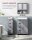 VASAGLE Badschrank grau 30,0 x 28,5 x 82,0 cm