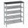 VASAGLE Schuhregal silber, schwarz 75,0 x 28,0 x 93,0 cm, 1 St.