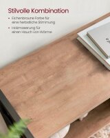 VASAGLE Bücherregal eiche, schwarz 74,0 x 30,0 x 154,5 cm, 1 St.