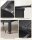 VASAGLE Beistelltisch rechteckig Spanplatte schwarz 60,0 x 31,5 x 60,0 cm, 1 St.