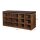 VASAGLE Schuhbank LHS15BX braun, schwarz Holz 105,0 cm