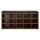 VASAGLE Schuhbank LHS15BX braun, schwarz Holz 105,0 cm