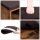 VASAGLE Schuhbank LHS15BX braun, schwarz Holz 105,0 cm