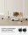 SONGMICS Rollgarderobe weiß Metall 4 Haken 103,5 x 141,0 / 155,0 cm, 1 St.