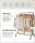 SONGMICS Rollgarderobe schwarz Metall 4 Haken 103,5 x 141,0 / 155,0 cm, 1 St.