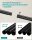 SONGMICS Rollgarderobe schwarz Metall 4 Haken 103,5 x 141,0 / 155,0 cm, 1 St.