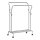 SONGMICS Rollgarderobe silber Metall 4 Haken 103,5 x 141,0 / 155,0 cm, 1 St.