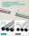 SONGMICS Rollgarderobe silber Metall 4 Haken 103,5 x 141,0 / 155,0 cm, 1 St.