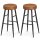 VASAGLE Barhocker LBC090K01 braun Kunstleder, 2 St.
