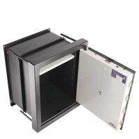 BURG WÄCHTER Wandtresor WT 616 K Sicherheitsstufe 0 nach EN 1143-1 alteisen 43,4 x 23,3 - 35,1 x 53,2 cm