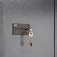 BURG WÄCHTER Wandtresor WT 616 K Sicherheitsstufe 0 nach EN 1143-1 alteisen 43,4 x 23,3 - 35,1 x 53,2 cm