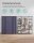 SONGMICS Stoffschrank, LSF003I02 blau 150,0 x 45,0 x 175,0 cm, 1 St.