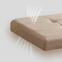 SONGMICS Sitztruhe LSF077R01V1 taupe Stoff 110,0 cm