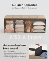 SONGMICS Sitztruhe LSF077R01V1 taupe Stoff 110,0 cm